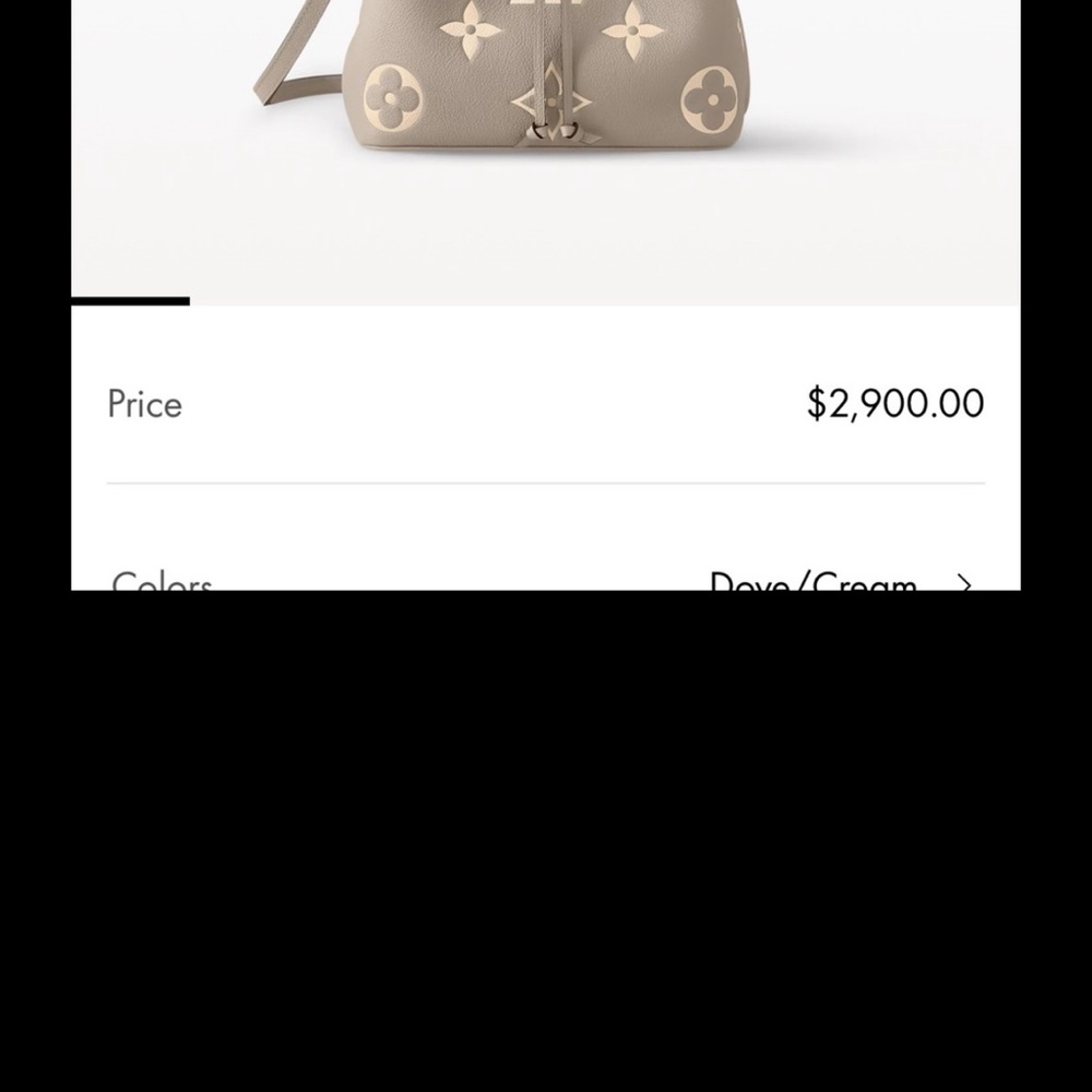 Louis Vuitton Cream Shoulder Bag